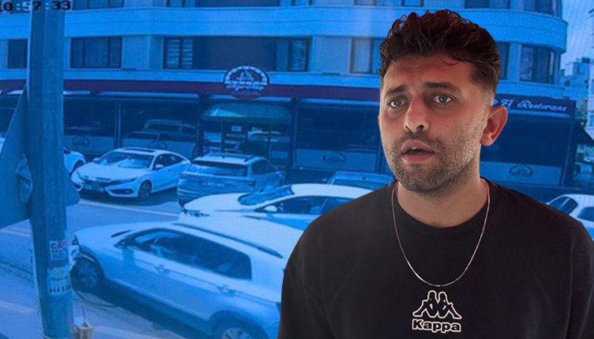 Ankarada panikleyen sürücü ortalığı savaş alanına çevirdi Park halindeki 7 araca çarptı