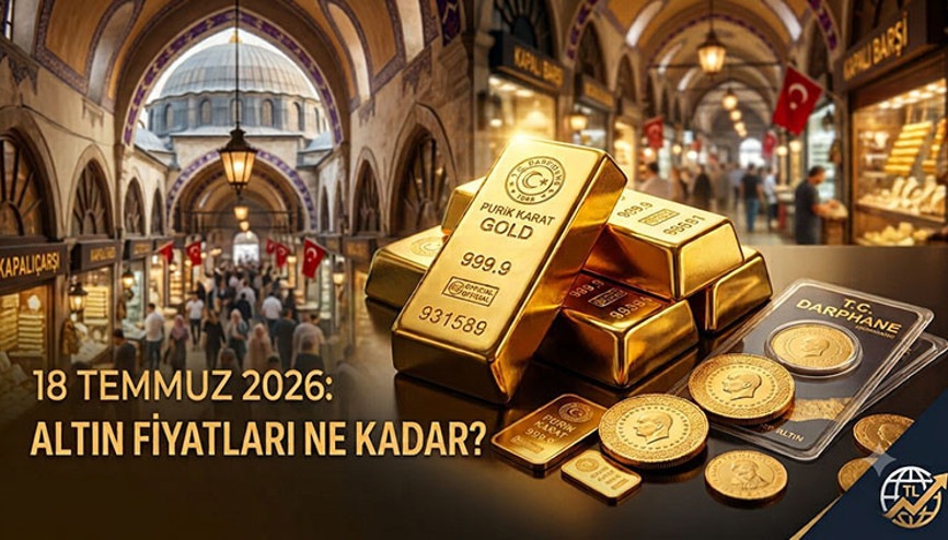 SON DAKİKA ALTIN FİYATLARI BUGÜN NE KADAR, KAÇ TL OLDU 18 Temmuz 2026 Gram, Çeyrek, Yarım ve Ons Altın Canlı Fiyat Tablosu (Kapalıçarşı ve Serbest Piyasa)