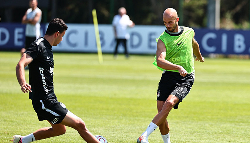 Beşiktaş, Midtjylland maçı hazırlıklarını sürdürdü
