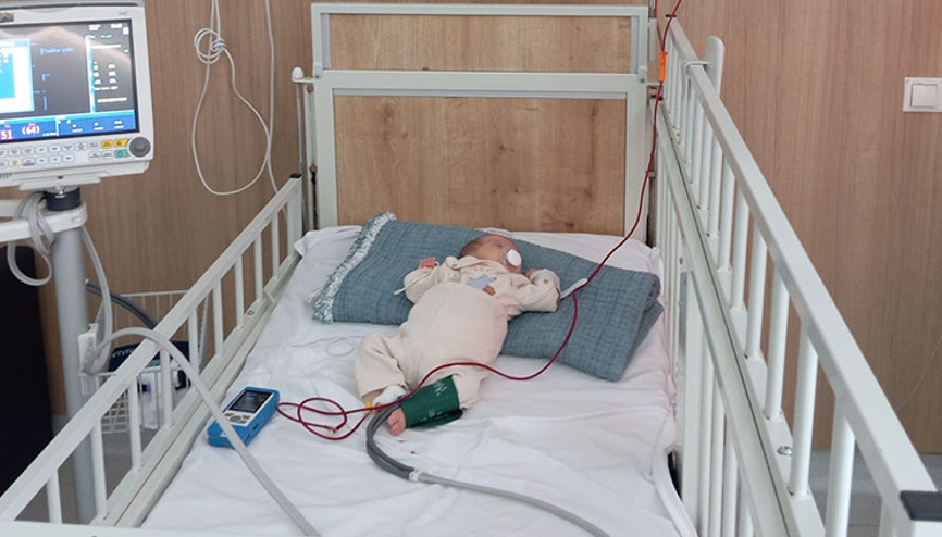 1 aylıkken kanser teşhisi konulan minik Kaan için aile hekimlerden destek bekliyor