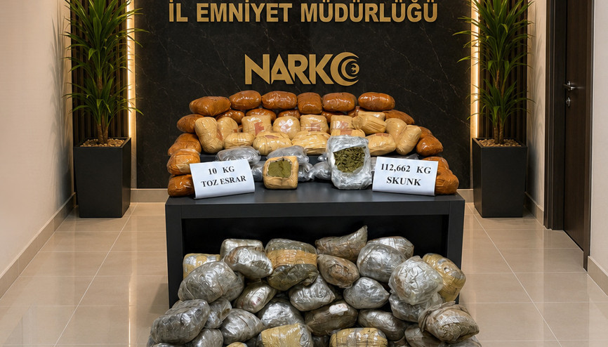 Batmanda 2 tırda 112 kilo skunk ve 10 kilo esrar ele geçirildi