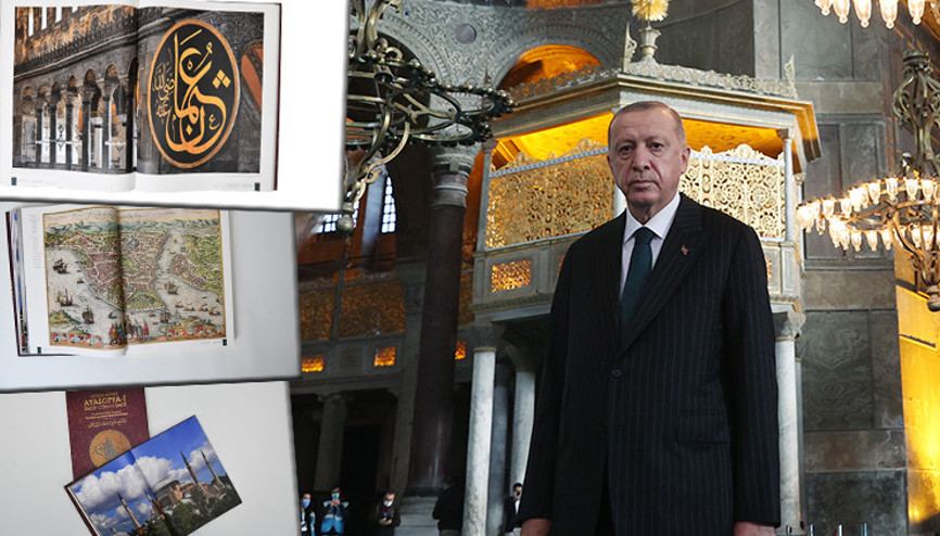 Kutlu fethin zafer nişanesi Ayasofyaya yaraşır özel bir eser: Fethin Mührü: Ayasofya-i Kebîr Câmi-i Şerîfi