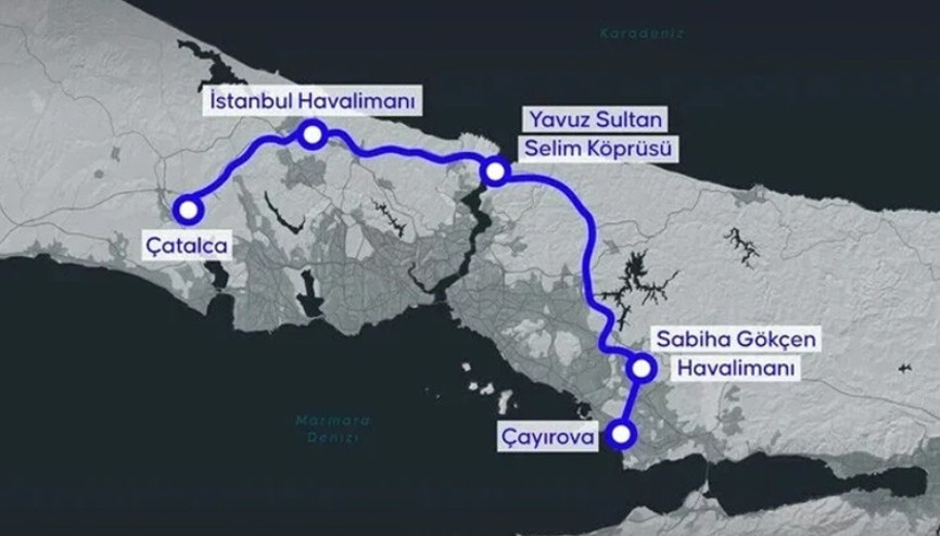 İstanbul Kuzey Demir Yolu Geçişi Projesinde dev adım