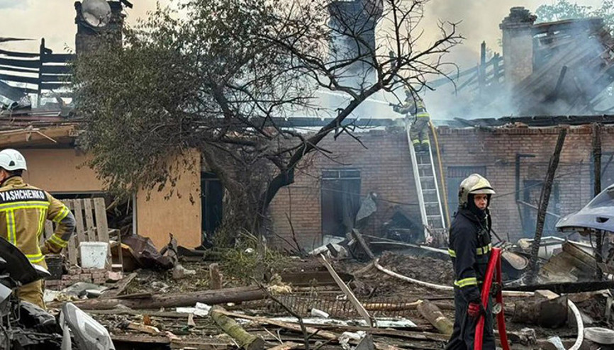 Kiev füzelerle vuruldu: 6 kişi yaşamını yitirdi