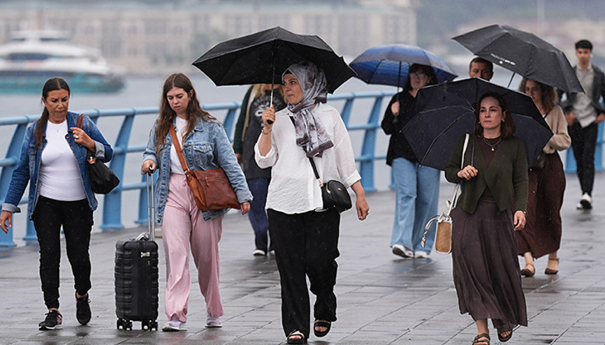 Meteoroloji’den pazar günü için sağanak yağış uyarısı: Sıcaklıklar mevsim normallerinin altında kalacak