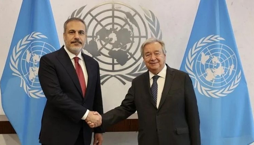 Bakan Fidan, BM Genel Sekreteri Guterres ile görüştü