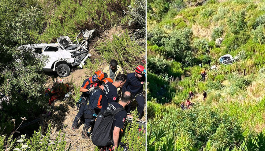 150 metrelik uçurumda can pazarı: 5 ölü 2 yaralı