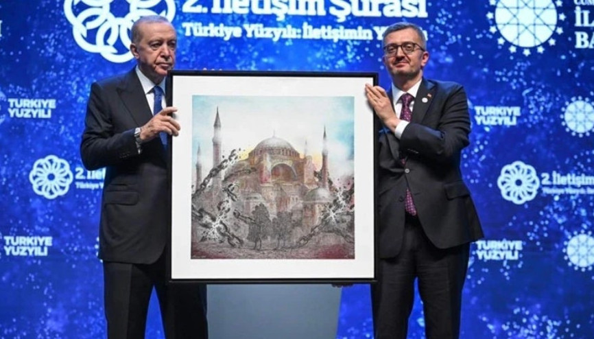 Cumhurbaşkanı Erdoğana anlamlı hediye
