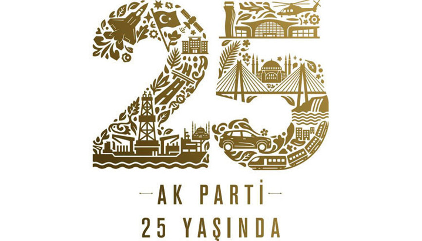 AK Parti’den 25’inci yıl logosu