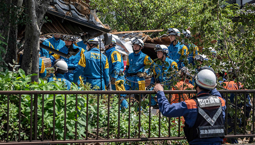 Japonyadaki deprem felaketinde can kaybı 28e yükseldi Japonyadaki deprem felaketinde can kaybı 28e yükseldi