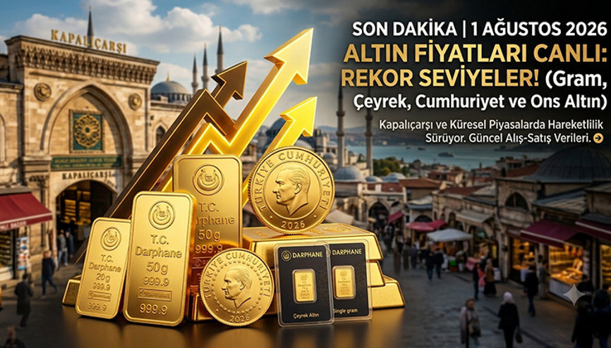 SON DAKİKA ALTIN FİYATLARI ANLIK 1 AĞUSTOS 2026 Canlı Takip Ekranı || Bugün 1 Gram Altın, Çeyrek Altın ve Cumhuriyet Altını Ne Kadar, Kaç TL