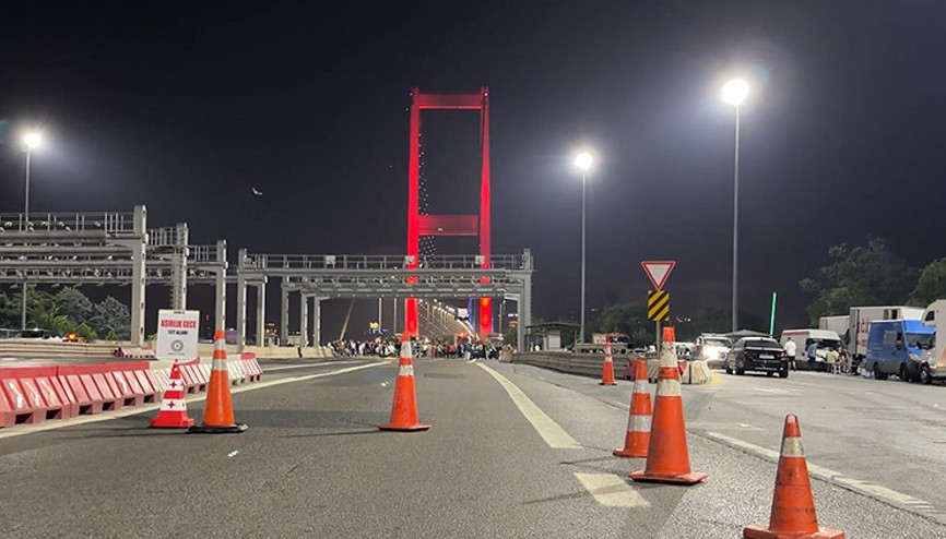 15 Temmuz Şehitler Köprüsü trafiğe kapatıldı