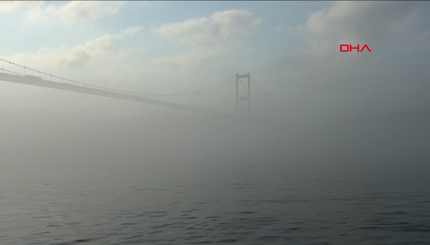 İstanbul Boğazı’nda yoğun sis