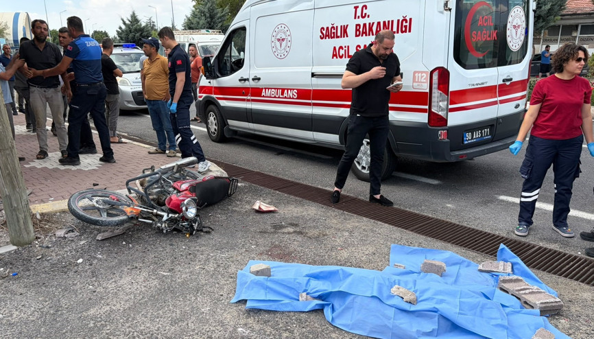 Devrilen motosikletin 14 yaşındaki sürücüsü öldü