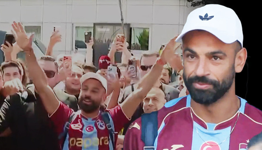 Trabzonsporun yeni yıldızı Mohamed Salah, şehre geldi İşte ilk görüntüler