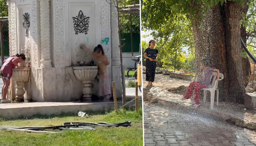 Hava sıcaklığı 40 dereceyi aştı: Bir an önce akşam olmasını istiyoruz