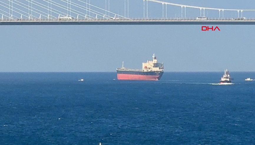 İstanbul Boğazında gemi arızası
