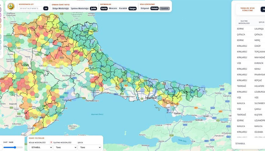 Kırklareli Valiliğinden orman yangınları uyarısı; 11 noktada risk var