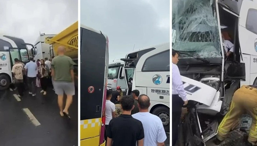 Yolcu otobüsü, İETT otobüsüne çarptı