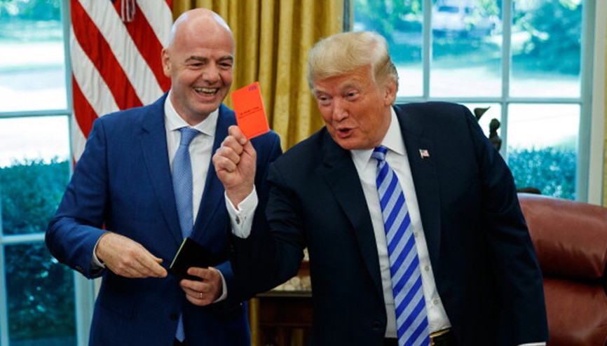 Trumptan FIFA Başkanı Infantinoya destek