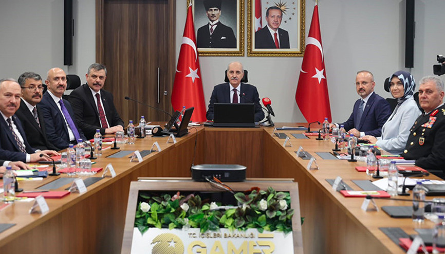 İçişleri Bakanlığında güvenlik toplantısı