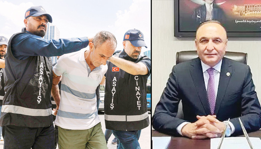 Milletvekiline saldırının faili 27 sabıkalı ilçe başkanı