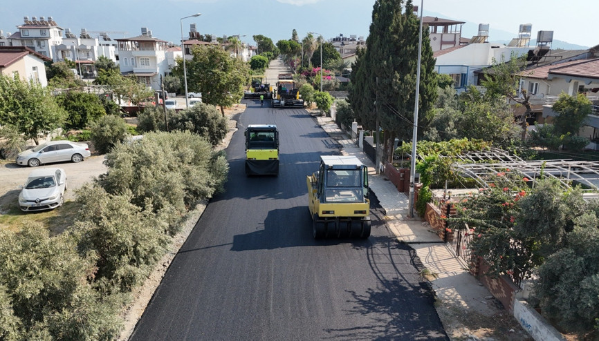 Arsuzda beton asfalt çalışması tamamlandı Arsuzda beton asfalt çalışması tamamlandı