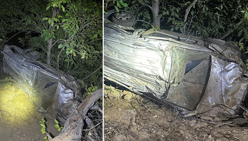Bingölde feci kaza Araç uçuruma yuvarlandı: 4 can kaybı, 5 yaralı