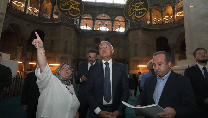 Ayasofya’da dev restorasyonda 3 etap tamam