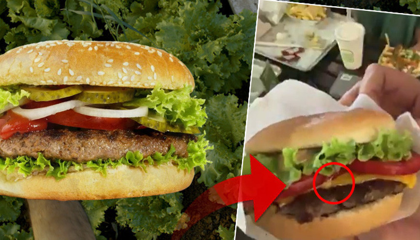 Hamburgerde sümüklü böcek iddiası: Marulların arasından çıktı ‘Sadece iyi yıkanmamış’ demek yetmiyor