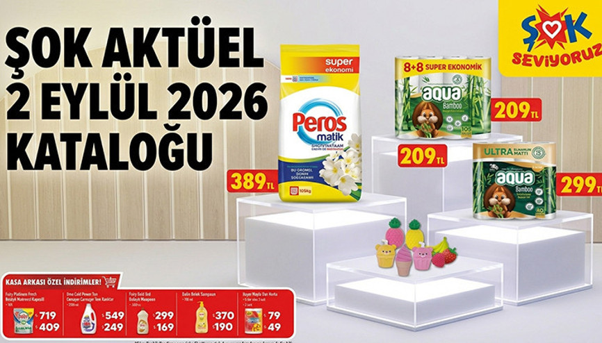 ŞOK Aktüel 2 Eylül 2026 Kataloğu Satışta Şokta bu hafta neler varİşte Bu Haftanın ŞOK Aktüel İndirimli Ürünler Listesi