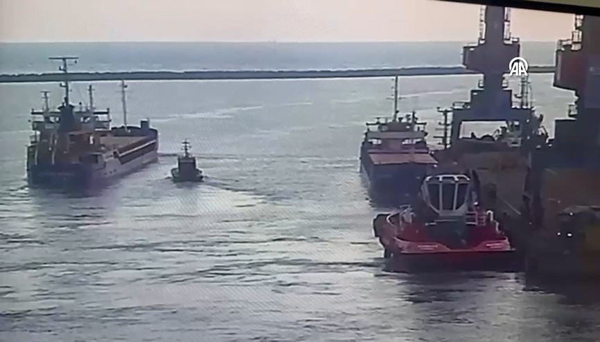 Marmara Denizinde batan Tuğberk İmamoğlu gemisinin İskenderundan çıkış görüntüsü