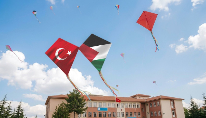 Uçurtmalar Gazzeli çocuklar için yükselecek