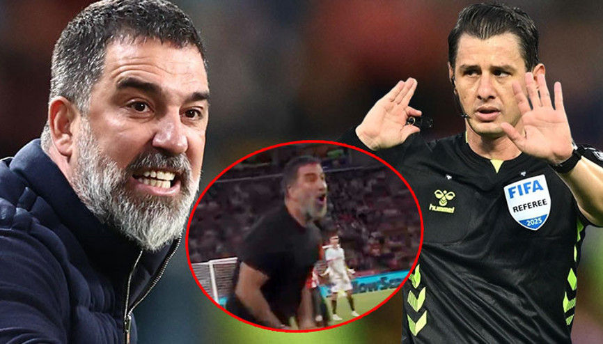 Arda Turan çılgına döndü Halil Umut Melerden Avrupada sarı kart