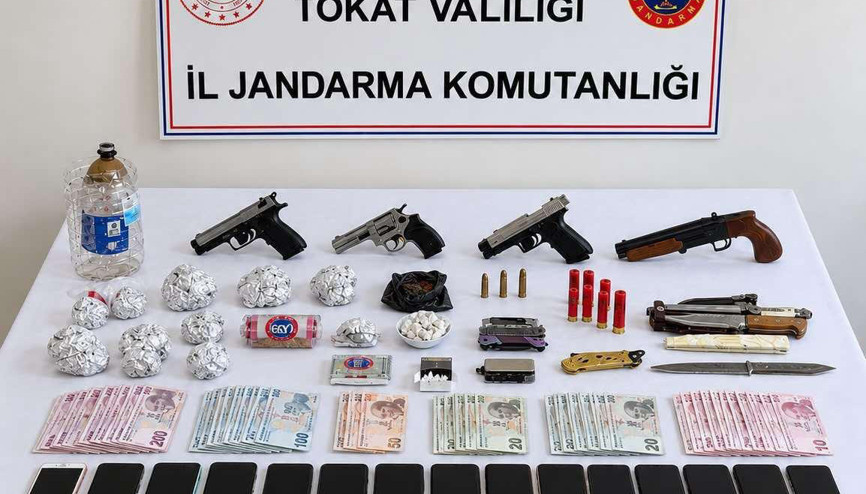 Tokat’ta uyuşturucu operasyonu: 20 kişi gözaltına alındı
