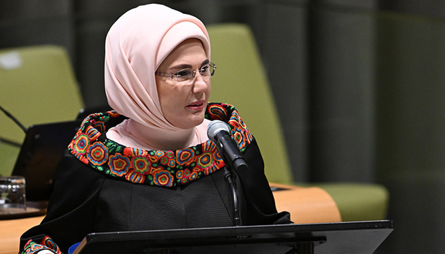 Emine Erdoğandan BMde kritik çağrı: Kullan-at kültüründen uzaklaşmalıyız