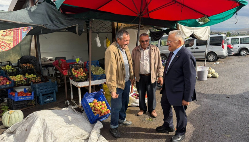 Başkan Büyükkılıç’tan yöresel ürünler satış merkezine ziyaret