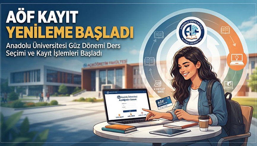 AÖF Kayıt Yenileme Ne Zaman, Başladı mı 2026-2027 Anadolu Üniversitesi AÖF Kayıt Yenileme ve Sınav Tarihleri