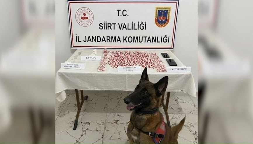 Siirtte 2 bin 650 uyuşturucu hap ele geçirildi