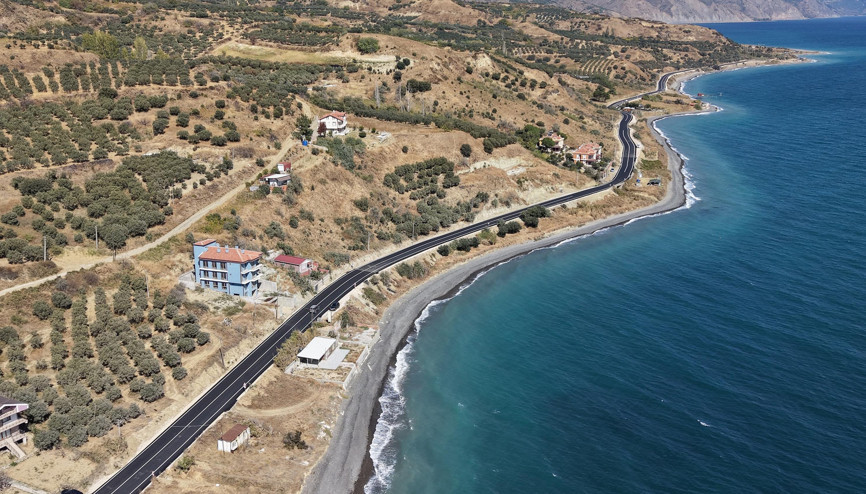 Tekirdağda Uçmakdere-Şarköy kara yolu etap etap yenileniyor