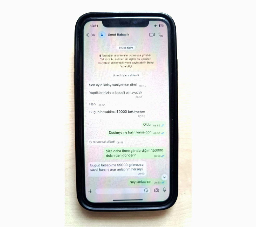 Firari Altaş’tan babasına tehdit: 9 bin dolar ver yoksa öterim her şeyi
